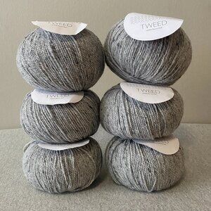 NWT Sandnes Garn Tweed Recycled Colour 1085 Lot of 6